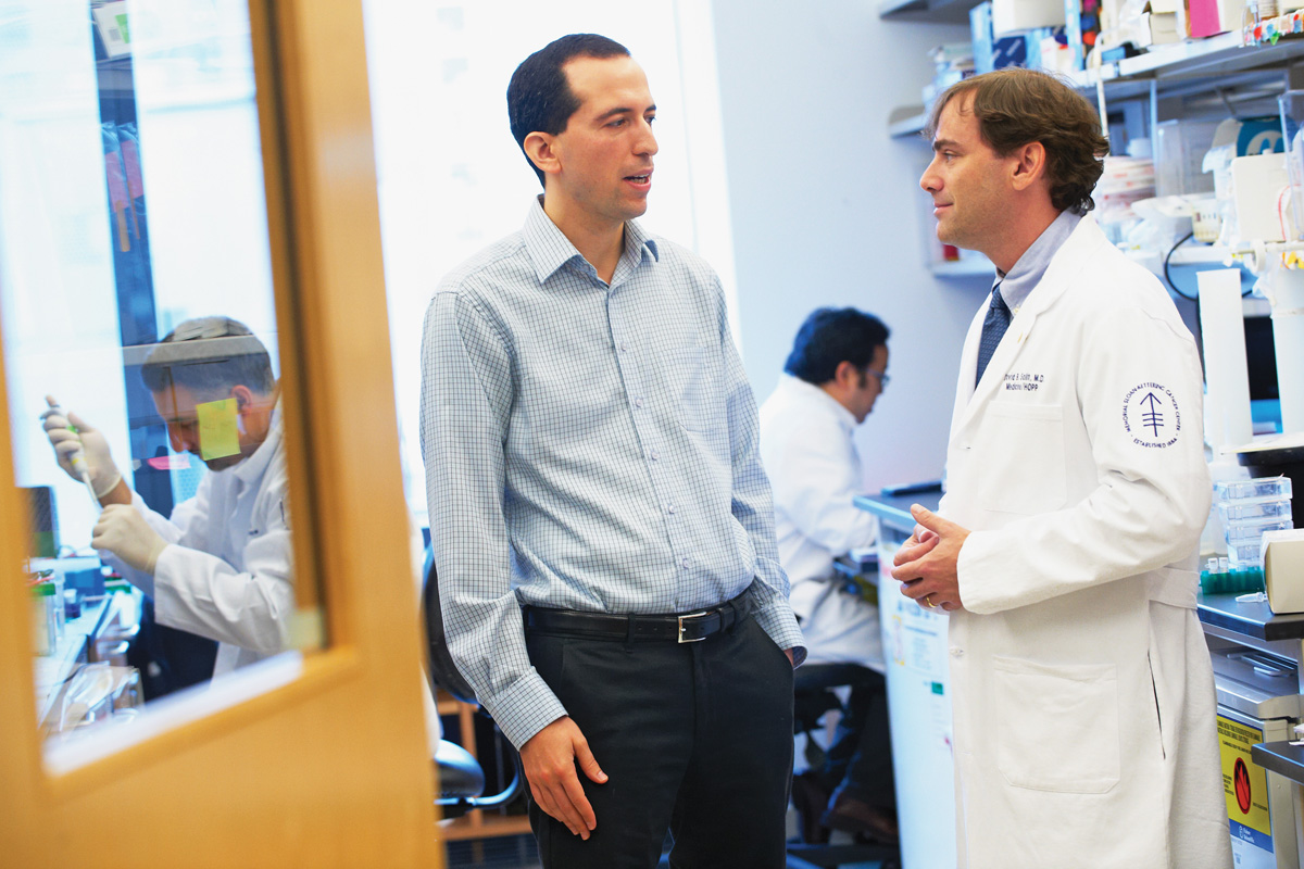 Cancer genomics researchers Michael Berger and David Solit
