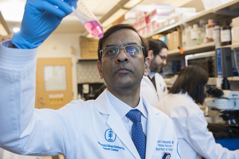 Physician-scientist Prasad Adusumilli is a leader in developing CAR T cell therapies for solid tumors such as lung cancer and mesothelioma.